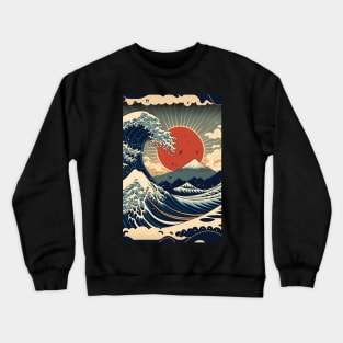 The Great Wave off Kanagawa Crewneck Sweatshirt